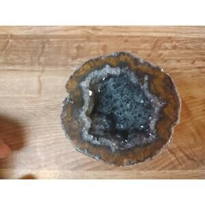 Natural Agate Geode Crystal Decorative Piece